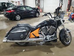 Salvage motorcycles for sale at West Mifflin, PA auction: 2011 Victory Cross Roads Standard
