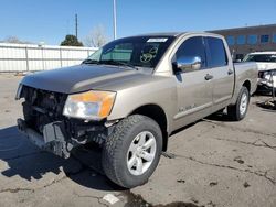 Salvage cars for sale at Littleton, CO auction: 2008 Nissan Titan XE