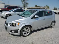 Salvage cars for sale at Tulsa, OK auction: 2016 Chevrolet Sonic LTZ