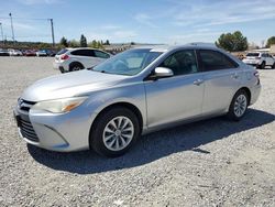 Salvage cars for sale at Mentone, CA auction: 2015 Toyota Camry LE