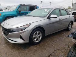 Salvage cars for sale at Chicago Heights, IL auction: 2021 Hyundai Elantra SE