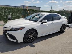 Salvage cars for sale at Orlando, FL auction: 2021 Toyota Camry SE