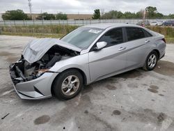 Salvage cars for sale at Orlando, FL auction: 2021 Hyundai Elantra SE
