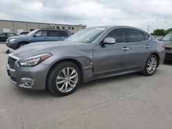 Salvage cars for sale at Wilmer, TX auction: 2015 Infiniti Q70 3.7