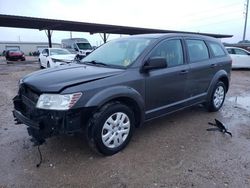 Salvage cars for sale from Copart Temple, TX: 2015 Dodge Journey SE