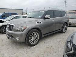 Salvage cars for sale from Copart Haslet, TX: 2014 Infiniti QX80