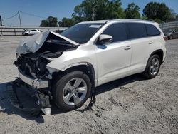 Salvage cars for sale at Gastonia, NC auction: 2015 Toyota Highlander Limited