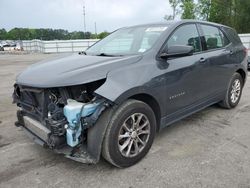 Salvage cars for sale at Dunn, NC auction: 2018 Chevrolet Equinox LS