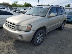 Salvage cars for sale at Sacramento, CA auction: 2005 Toyota Highlander Limited