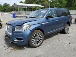 Salvage cars for sale from Copart Savannah, GA: 2019 Lincoln Navigator Reserve