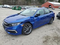 Salvage cars for sale from Copart Mendon, MA: 2021 Honda Civic EX