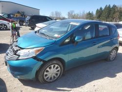 Salvage cars for sale from Copart Leroy, NY: 2015 Nissan Versa Note S