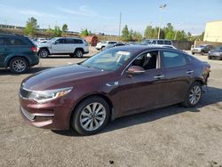 KIA Optima salvage cars for sale: 2018 KIA Optima LX