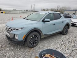 Flood-damaged cars for sale at auction: 2022 Hyundai Santa Cruz SEL