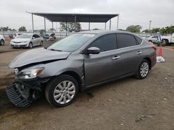 Nissan Sentra Vehiculos salvage en venta: 2017 Nissan Sentra S