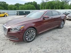 Salvage cars for sale at Augusta, GA auction: 2017 Genesis G80 Base