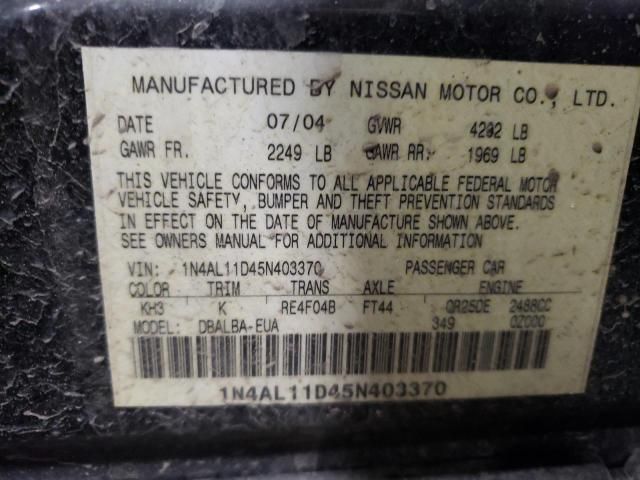 2005 Nissan Altima S