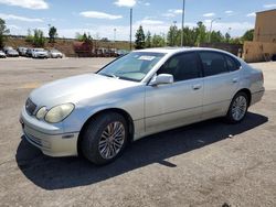 Salvage cars for sale from Copart Gaston, SC: 2002 Lexus GS 300