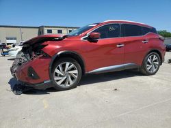 Salvage cars for sale at Wilmer, TX auction: 2020 Nissan Murano SL