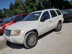 Salvage cars for sale from Copart Ocala, FL: 2004 Jeep Grand Cherokee Limited