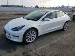 Salvage cars for sale at Van Nuys, CA auction: 2019 Tesla Model 3