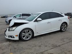 Salvage cars for sale at Grand Prairie, TX auction: 2012 Chevrolet Cruze LTZ