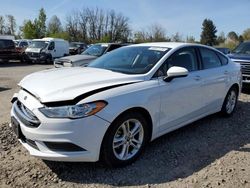 Salvage cars for sale at Portland, OR auction: 2018 Ford Fusion SE