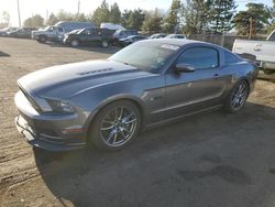 Salvage cars for sale from Copart Denver, CO: 2014 Ford Mustang GT