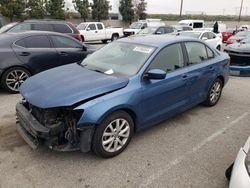 Volkswagen Jetta SE salvage cars for sale: 2015 Volkswagen Jetta SE