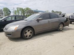 Salvage cars for sale at Spartanburg, SC auction: 2007 Honda Accord EX