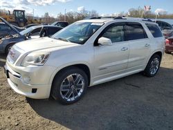Salvage cars for sale from Copart East Granby, CT: 2012 GMC Acadia Denali