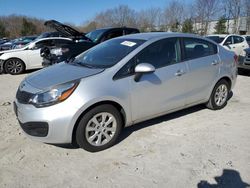 Salvage cars for sale at North Billerica, MA auction: 2013 KIA Rio LX