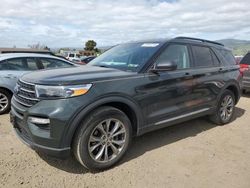 Salvage cars for sale at San Martin, CA auction: 2022 Ford Explorer XLT