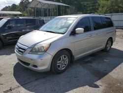 Salvage cars for sale at Savannah, GA auction: 2007 Honda Odyssey EXL