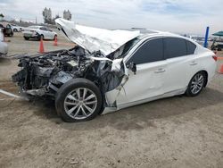 Salvage cars for sale at San Diego, CA auction: 2017 Infiniti Q50 Premium