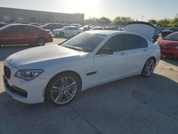 Salvage cars for sale from Copart Wilmer, TX: 2014 BMW 740 I