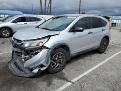 Salvage cars for sale at Van Nuys, CA auction: 2016 Honda CR-V SE