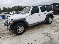 Salvage cars for sale at Ellenwood, GA auction: 2019 Jeep Wrangler Unlimited Sport