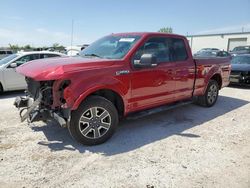 Salvage cars for sale at Kansas City, KS auction: 2016 Ford F150 Super Cab