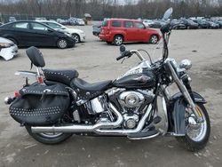Salvage motorcycles for sale at Duryea, PA auction: 2010 Harley-Davidson Flstc