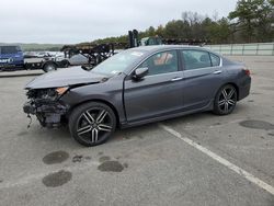 Salvage cars for sale from Copart Brookhaven, NY: 2017 Honda Accord Sport