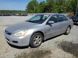 Salvage cars for sale from Copart Concord, NC: 2007 Honda Accord SE