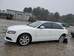 Salvage cars for sale from Copart Mendon, MA: 2010 Audi A4 Premium