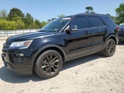 Salvage cars for sale at Hampton, VA auction: 2018 Ford Explorer XLT