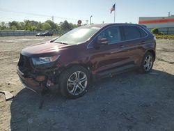 Salvage cars for sale at Montgomery, AL auction: 2016 Ford Edge Titanium