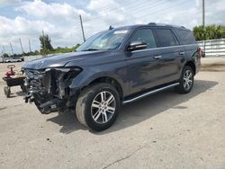 Vehiculos salvage en venta de Copart Miami, FL: 2022 Ford Expedition Limited