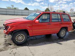 Jeep salvage cars for sale: 1993 Jeep Grand Cherokee Limited