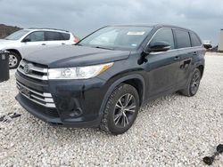 Salvage cars for sale at Temple, TX auction: 2019 Toyota Highlander LE