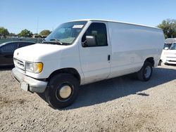 Ford salvage cars for sale: 2001 Ford Econoline E250 Van