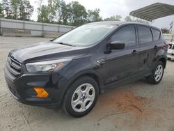 Salvage cars for sale at Spartanburg, SC auction: 2019 Ford Escape S